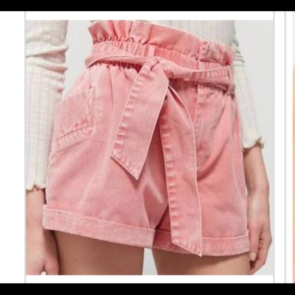 Urban Outfitters Pink Highwaisted Shorts